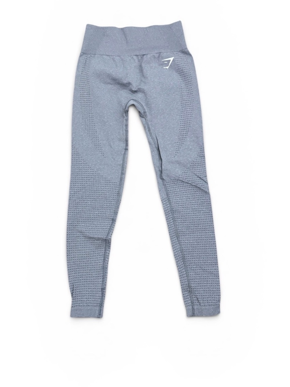 Gymshark Kids Grey-Blue Seamless Leggings